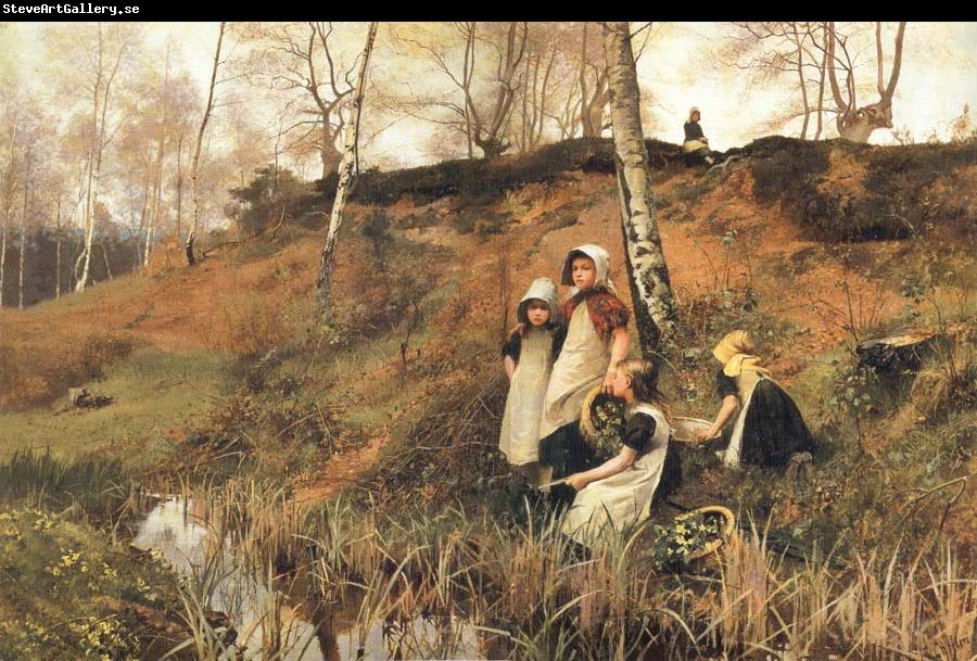 Hector Caffieri The Primrose Gatherers